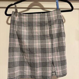 Plaid Mini Skirt